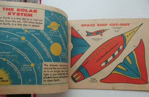 SAWYER'S OUTER SPACE - FUN AND GAME BOOK #NN, 1950, SCARCE ISSUE, -VF 7.5 - Picture 3 of 4