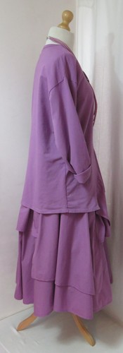 BNWT, QUIRKY, LAGENLOOK, VIOLET, COTTON, TUNIC TOP by ID CLOTHING, OSFA PLUS - Picture 13 of 14