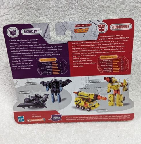 Transformers Cybertron MiniCon Jet RazorClaw SteamHammer Tank Armada Set MOC 💥 - Foto 2 di 2