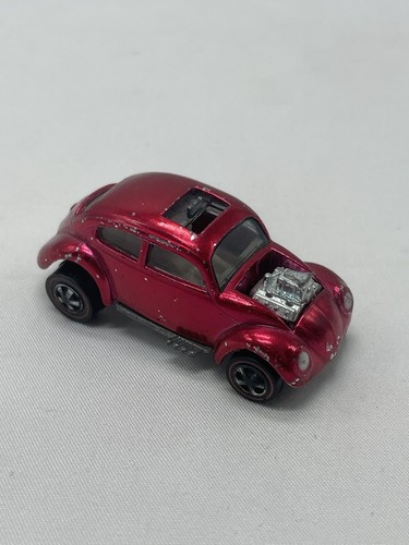 Redline Hot Wheels Glossy Pink White Interior Sun Roof Custom Volkswagen 1967 - Picture 2 of 8