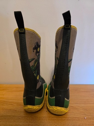 Original Muck Boots Size 3 Youth Transformers Green & Yellow - Picture 5 of 7