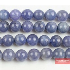Tanzanit Angel Beads - Natural Stone Round Loose Bead 12MM DIY Bracelet Necklace
