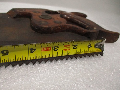 Vintage Disston & Sons 26" Thumbhole Saw - Picture 5 of 15