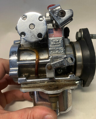 EDELBROCK QUICK SILVER 2 CARBURETOR CHROME HARLEY EVO BIG TWIN XL