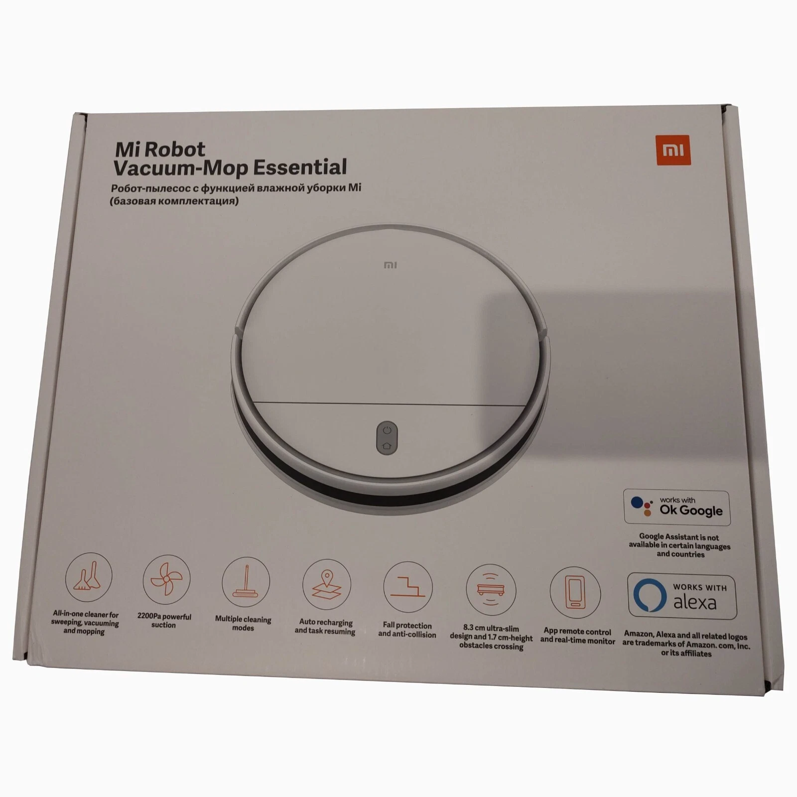 Xiaomi Mi 26200 Robot Vacuum-Mop Essential White MJSTG1