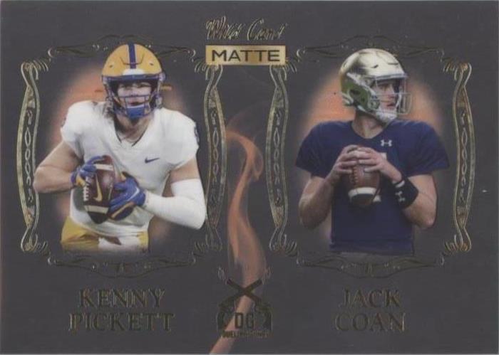 2022 Wild Card MATTE Jack Coan Kenny Pickett #DG-24 - 1 of 2