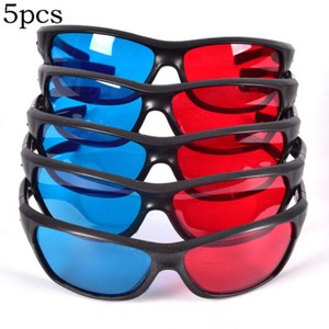 5pcs-Red-Blue-3D-Glasses-Frame-for-Dimensional-Anaglyph-Movie-DVD-Game-VvV