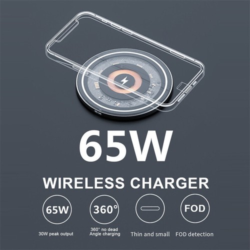40W Fast Wireless Charger Mat Charging Pad For iPhone 16 15 14 13 12 11 Pro Max - Picture 2 of 18