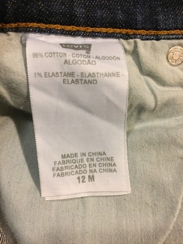 NWT Women’s Bootcut Levi’s Blue Denim Jeans Size 12 Inseam 32 - Picture 9 of 9