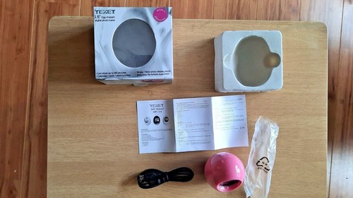 TEXET 1.5 INCHES EGG SHAPED DIGITAL PHOTO FRAME | BRAND NEW & SEALED - Picture 9 of 12