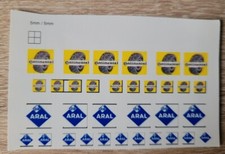 Carrera Uni Decal's. Ford Tyrell,  usw. Decal's sind  10/10  &  5/5 mm 
