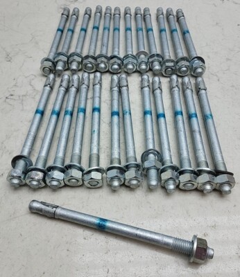 25 Pack Hilti M12 x 180mm HSA Sleeve Anchors *See Pictures