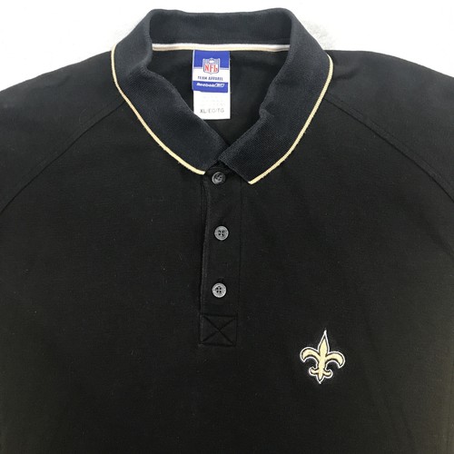 Ropa de equipo Reebok NFL negra y dorada XL New Orleans Saints SS fútbol americano vintage - Imagen 2 de 14