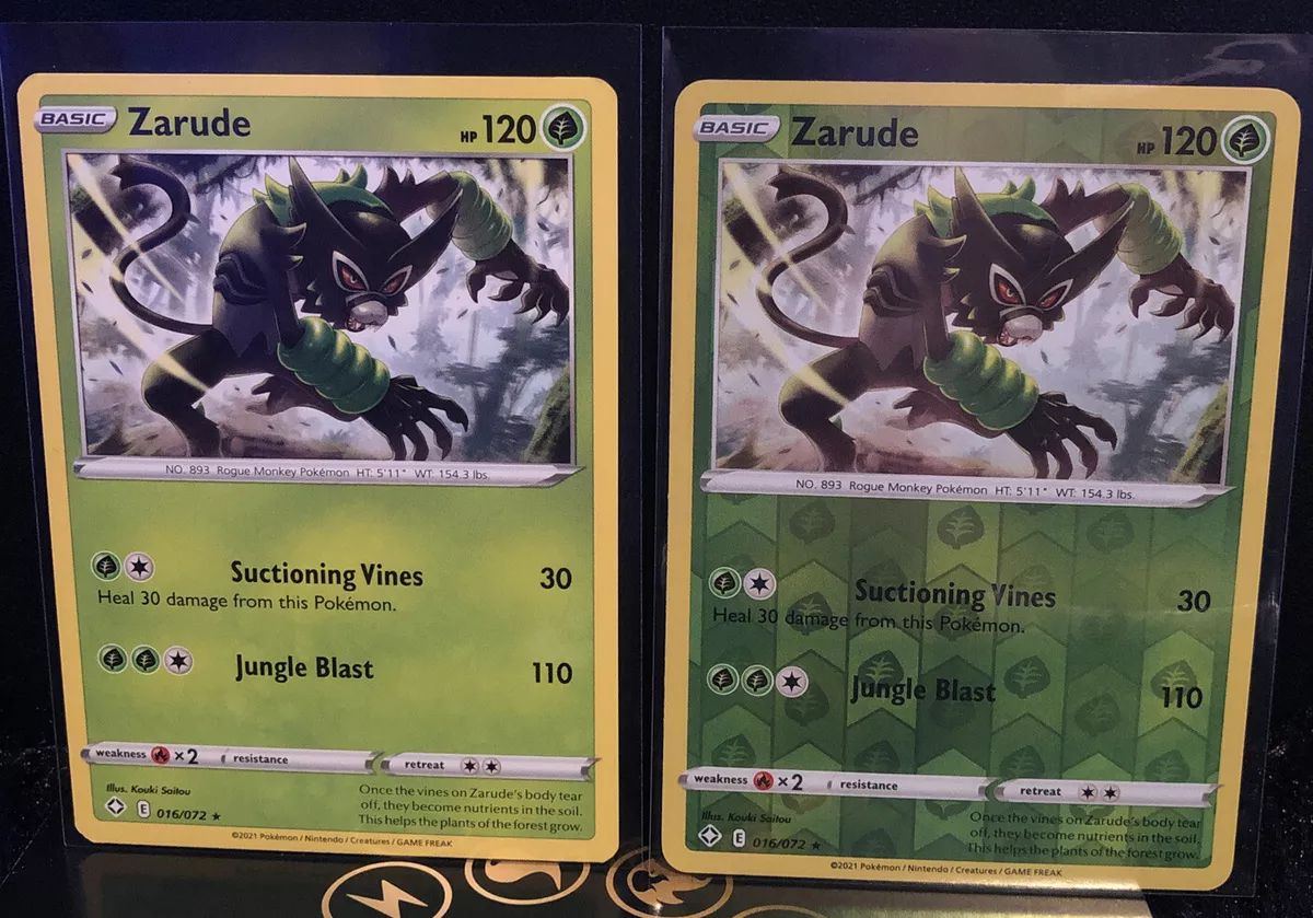 Zarude - Shining Fates Reverse Holo - Pokemon