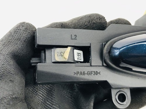 13-15 BMW X1 E84 FRONT LEFT DRIVER SIDE EXTERIOR DOOR HANDLE MIDNIGHT BLUE OEM - Picture 13 of 15