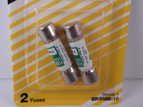 Cooper Bussmann 10 Amp Time Delay Motor Protection Fuse FNM-10 BP/FNM-10 - Picture 3 of 7