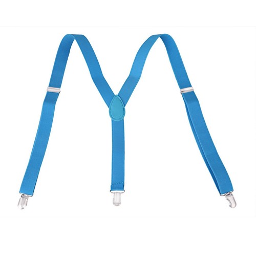 Men Women Clip on Suspender Elastic Y-Shape Adjustable Brace Solid Color Fashion - Picture 102 of 143
