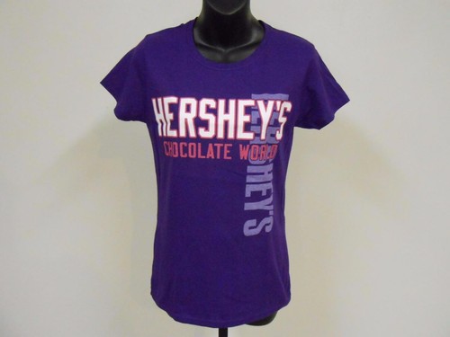 NUEVA Camisa Púrpura Hershey's Chocolate Co. World Mujer Tallas S-M-L-XL-2XL - Imagen 2 de 7