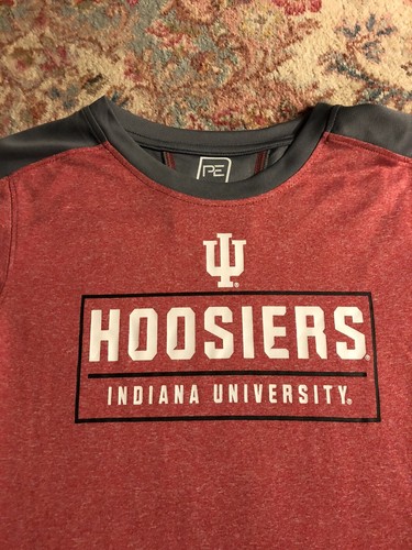 INDIANA UNIVERSITY HOOSIERS BOYS Large SIZE 12/14 NWT SHIRT - Picture 7 of 11