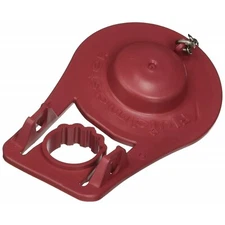 FLUIDMASTER Blended Vinyl Flapper,Red,Resists Chlorine, Pro 54