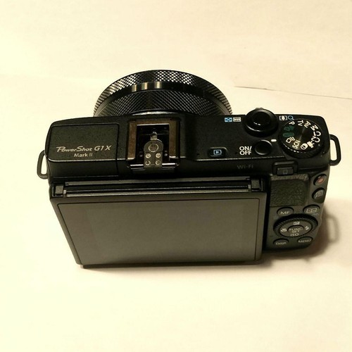 Canon PowerShot G1 X Mark II Digital Camera Black w/Battery from Japan #81 - Picture 4 of 10