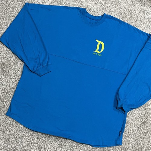 Disney Spirit Jersey 2XL Blue Disneyland Resort Neon Green Slime Long Sleeve - Bild 2 von 6