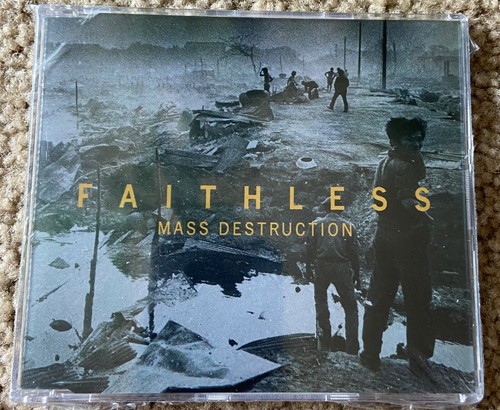Mass Destruction Faithless CD 2004 Australia sealed enhanced 3 tracks - Picture 1 of 2