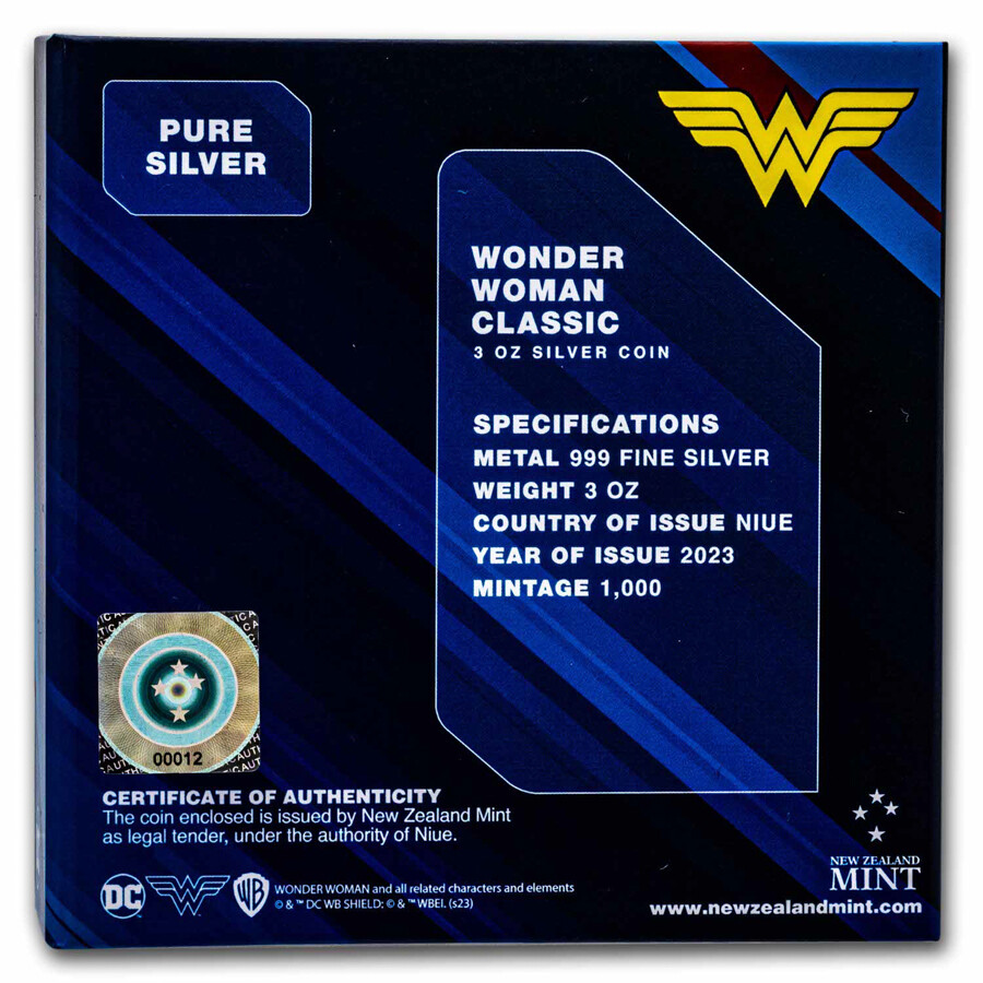 2023 Niue 3 oz Silver Coin $10 DC Classics: Wonder Woman | eBay