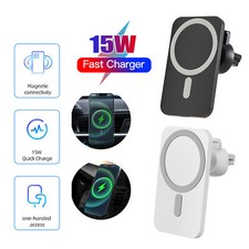 Magnetic Car Wireless Charger Stand Mount Holder For iPhone 15/14/13/12 Pro Max