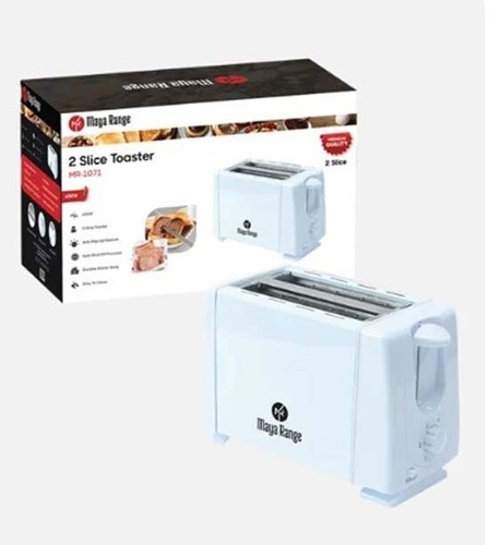White Toaster 2 Slice 650W Variable Browning Control with Crumb Tray Home Kitche - Picture 8 of 8