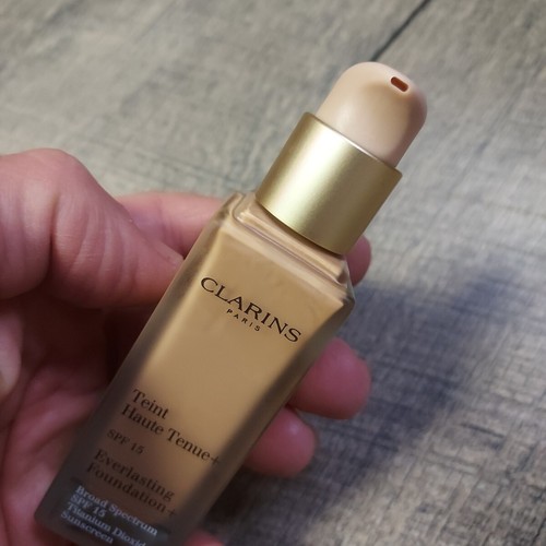 Clarins Everlasting Foundation + Cappuccino 114 LSF 15 volle Größe 1,1 Oz. - Bild 2 von 6