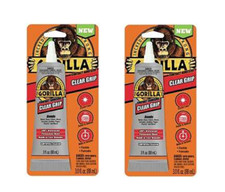 Gorilla 8040002 Contact Clear Grip Glue, 3 oz. 2-PACK 