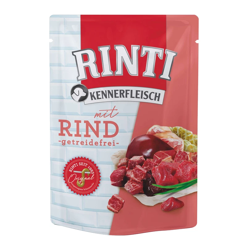 RINTI Kennerfleisch 400g Hundefutter Mix | 4 Sorten Auswahl | 12 oder 20er Mix - Bild 2 von 4