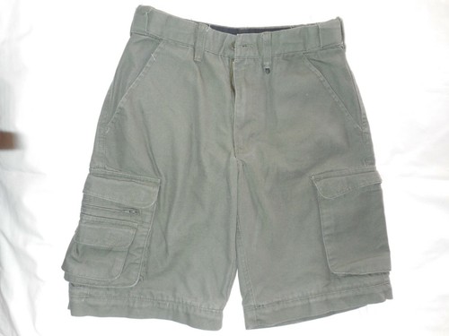 Official Boy Scouts Of America Green Canvas Cargo Uniform Shorts Youth Size 10 - Picture 2 of 5