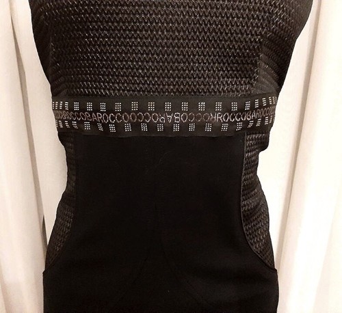 Authentic Roccobarocco black dress stretch SZ/40/M - Picture 8 of 8