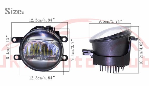 Par de bombillas LED antiniebla luces de conducción delanteras OEM para Lexus LX570 2008-2013 c - Imagen 6 de 11