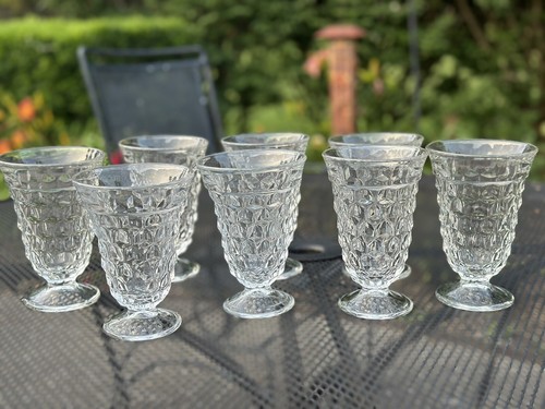 ❤️8 FOSTORIA Glass American 12 0z Footed & Flared Ice tea Goblet Set❤️ - Bild 8 von 8