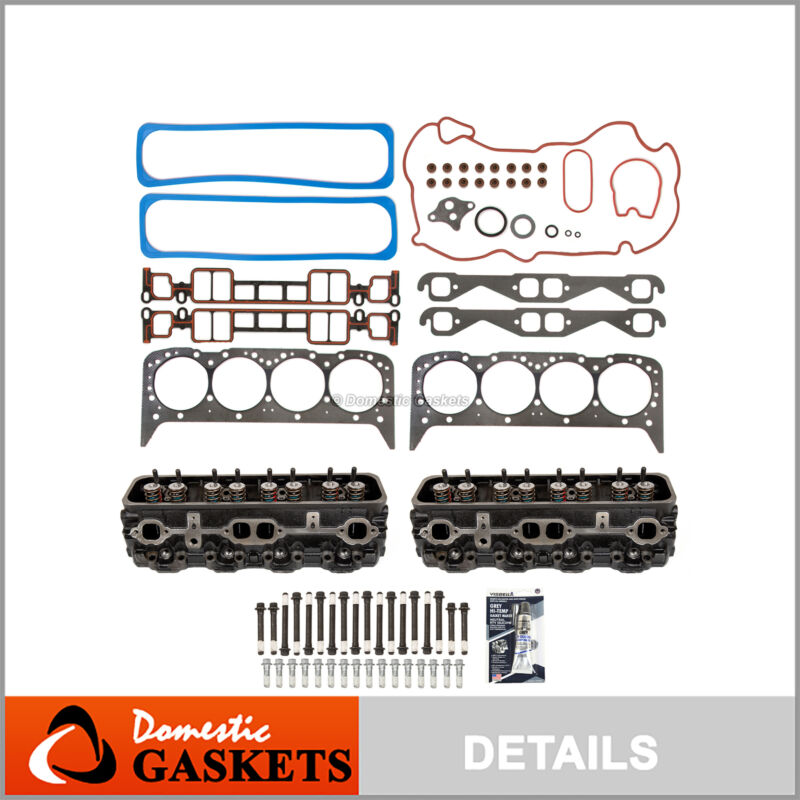 NEW GM 5.7 350 V8 OHV # 906 / 062 Cylinder Head Pair VORTEC EngineQuest 96  - 02