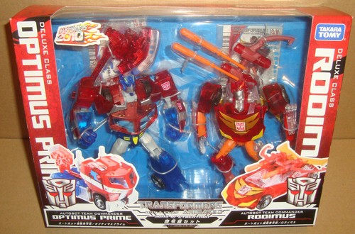 TRANSFORMERS ANIMATED DX CLASS OPTIMUS PRIME/DX CLASS RODIMUS TAKARA TOMY 2010 - Picture 1 of 8