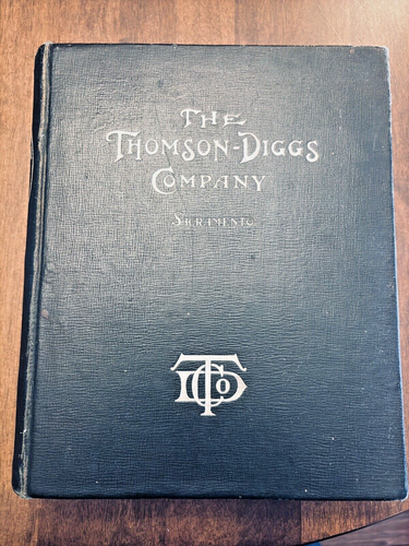 Thomson-Diggs Company Catalog 1924 Sacramento California CA Wholesale 1340 Pages