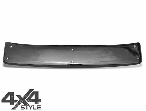 FIT NISSAN NAVARA D40 2005-15 STRONG GLOSS BLACK ACRYLIC STEEL BOLT-ON SUN VISOR - Picture 4 of 11