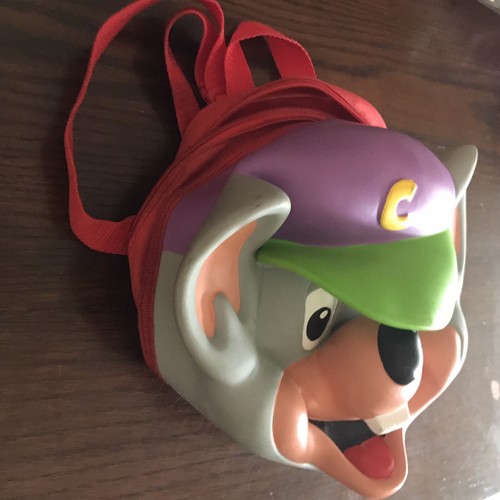 Mochila Cabeza Queso Mandril E Goma 3D De Colección Rara - Imagen 4 de 10
