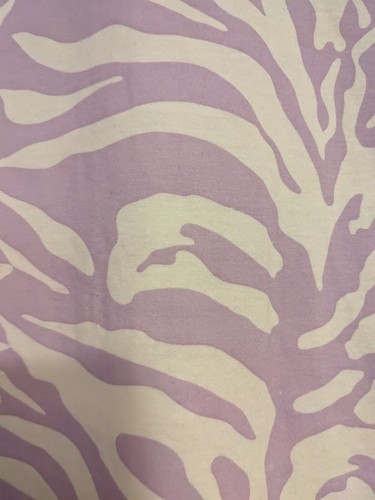 T-Shirt Primark 14/16 Eur 42/44 Mauve/ White Animal Print Cotton Unisex - Picture 2 of 7