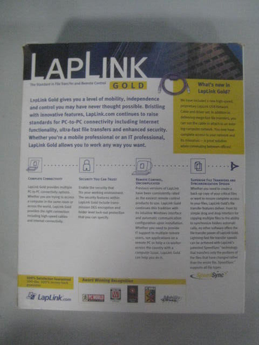 LAPLINK GOLD US LapLink Gold Host/Remote For File Transfer / Remote Serial NEW - Picture 6 of 11