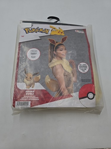 Pokemon "Eevee Evoli" Halloween Costume Accessory Kit Pokemon Plush One Sz 14+