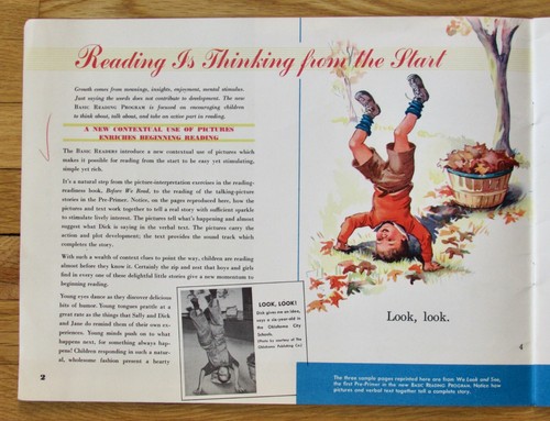 CHILDREN AND READING Basic Readers Program Scott Foresman sales pamphlet L1 - Picture 3 of 4