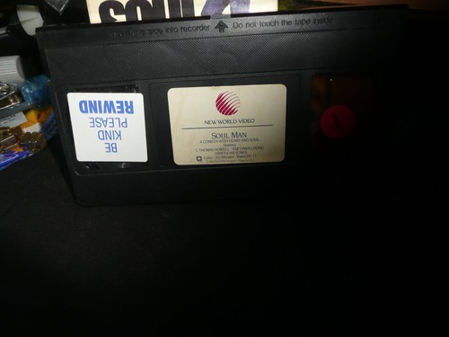 Scarce 8 track Cassette VHS Tape SOUL MAN comedy - Picture 2 of 3
