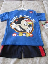 Childrens DISNEY Jr MICKEY MOUSE CLUB 3 Piece Shorts Set NEW w/Tags Size 4T
