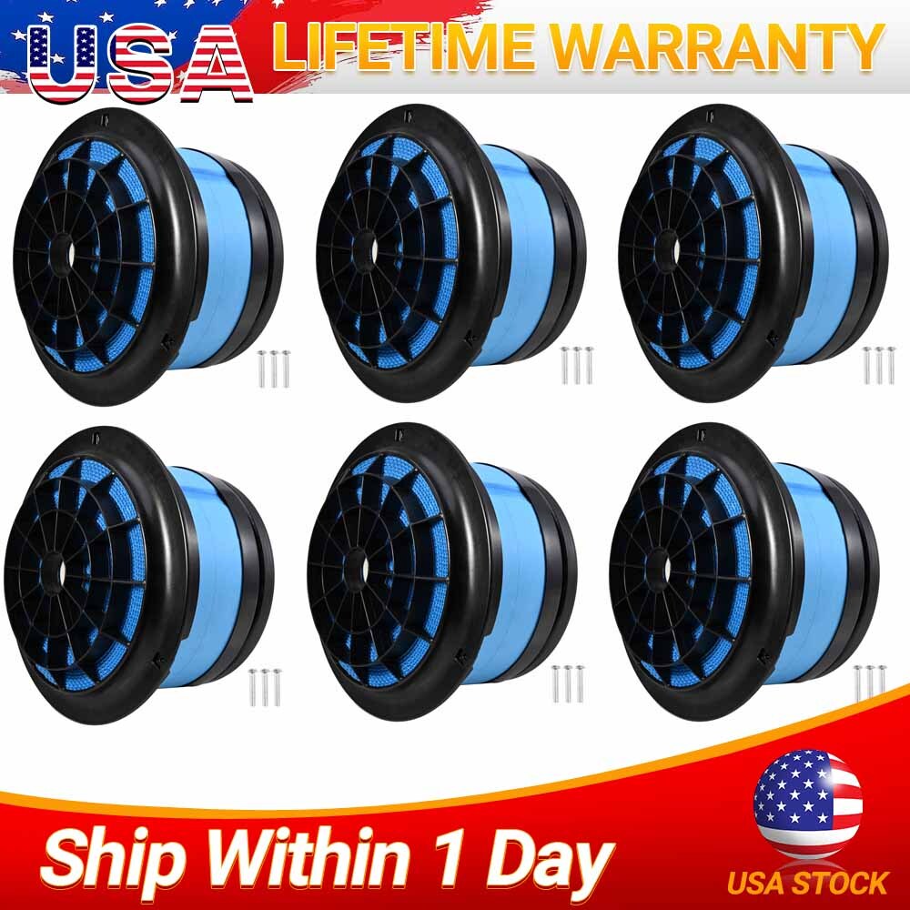 6 X Air Filter P548070 For Freightliner M2 112/106 FL70/FS65