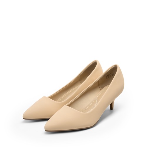 US Women's Pumps 2" Kitten Heel Pointed Toe Office Lady Low Heel Dress Shoes - Picture 14 of 50